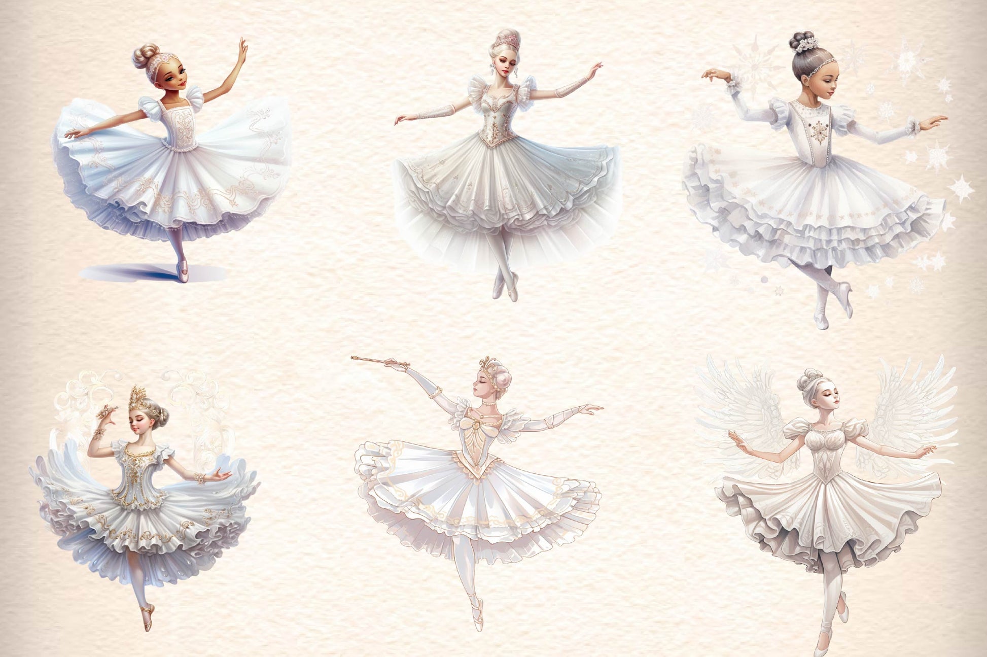Ballerina Clipart Bundle - CraftNest - Digital Crafting and Art