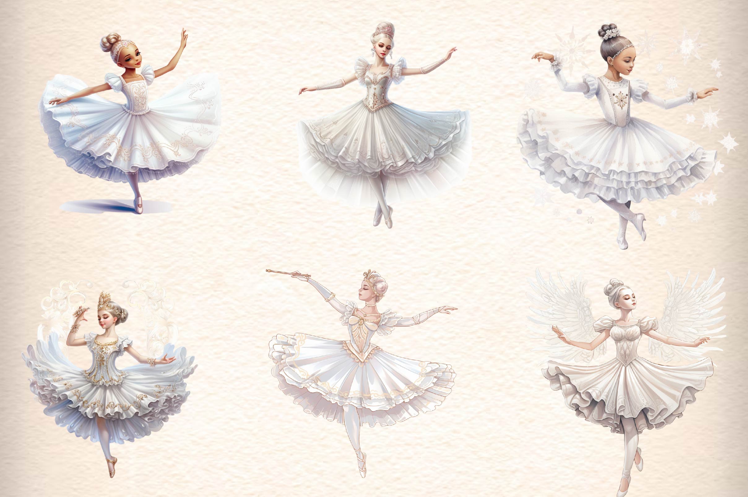 Ballerina Clipart Bundle - CraftNest - Digital Crafting and Art
