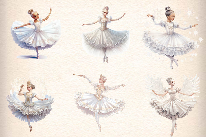 Ballerina Clipart Bundle - CraftNest - Digital Crafting and Art