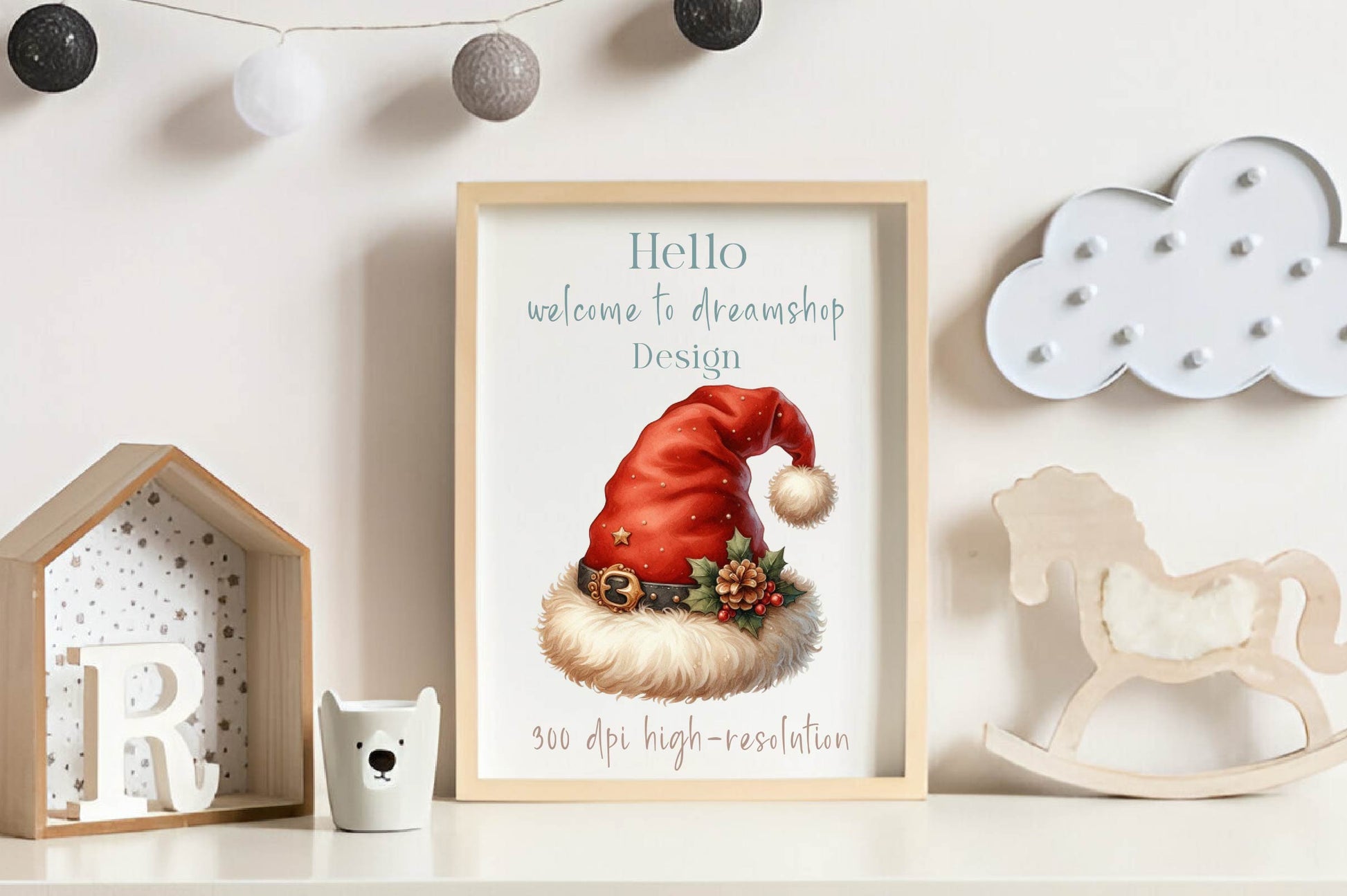 Antique Santa Hat Clipart Bundle - CraftNest - Digital Crafting and Art