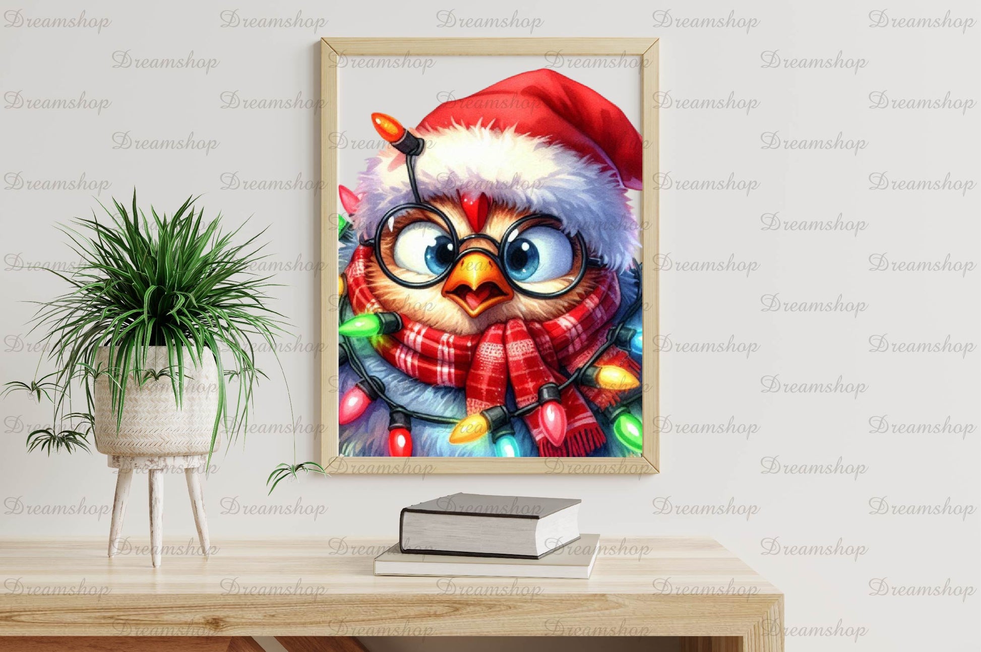 Cute Christmas Funny Chicken Clipart Bundle - CraftNest - Digital Crafting and Art