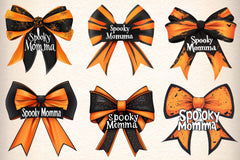 Spooky Momma Bow Halloween Clipart Bundle - CraftNest - Digital Crafting and Art
