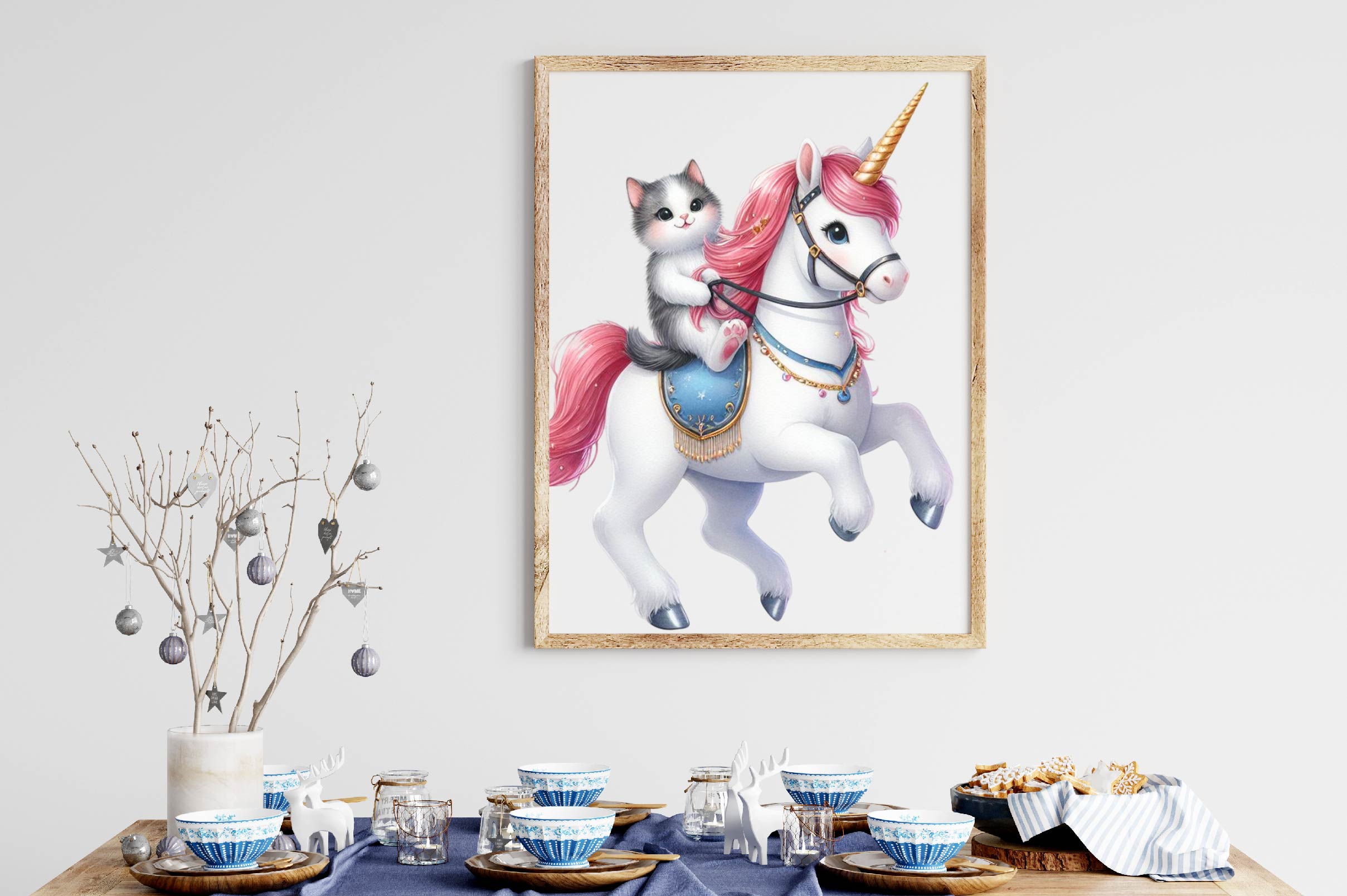 Cat Riding Unicorn Clipart Bundle - CraftNest - Digital Crafting and Art
