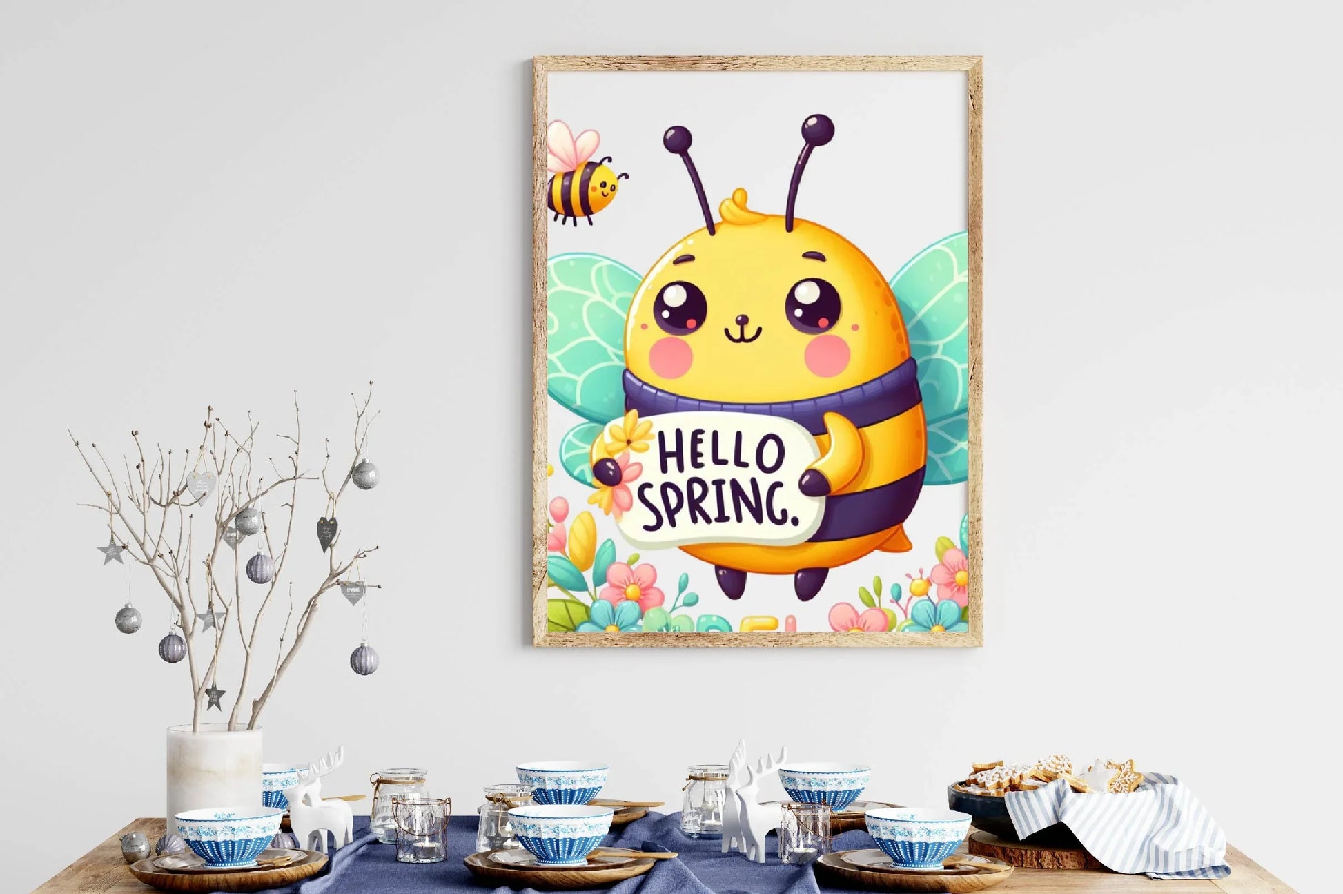 Hello Spring Bees Clipart Bundle - CraftNest - Digital Crafting and Art