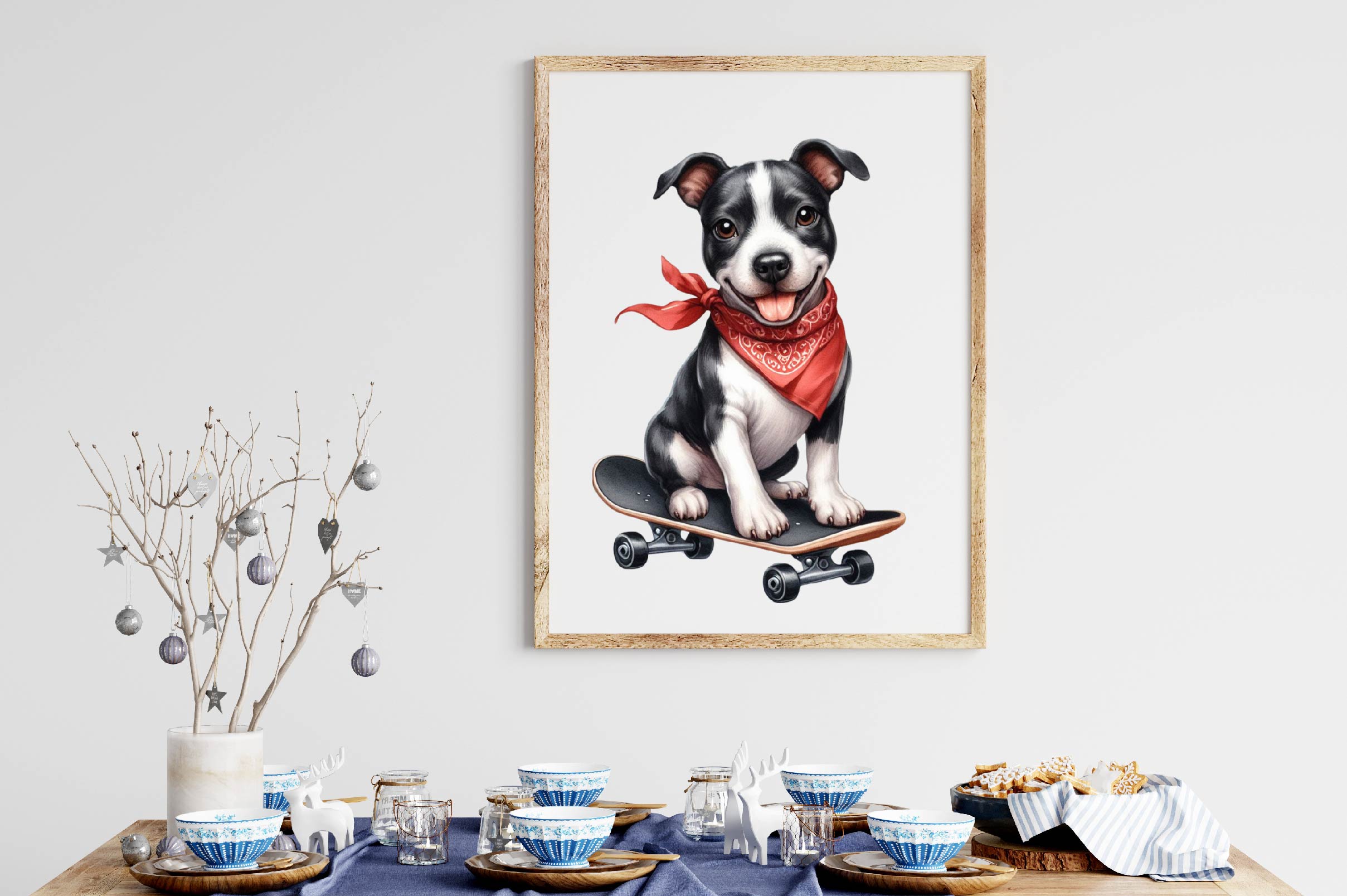 Cute Dogs Black Bandana Clipart Bundle - CraftNest - Digital Crafting and Art