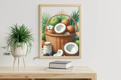 Summer Coconut Clipart Bundle - CraftNest - Digital Crafting and Art