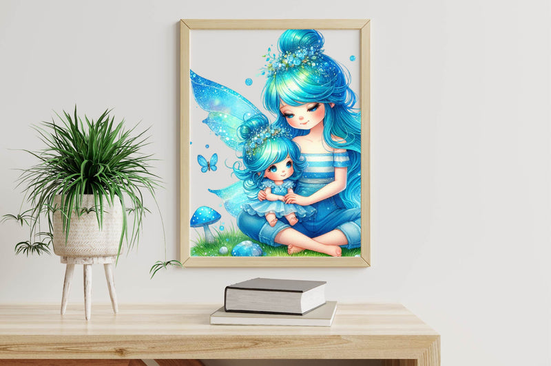 Fairy Mom And Baby Clipart Bundle - CraftNest - Digital Crafting and Art