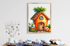 Easter Carrot House Clipart Bundle - CraftNest - Digital Crafting and Art