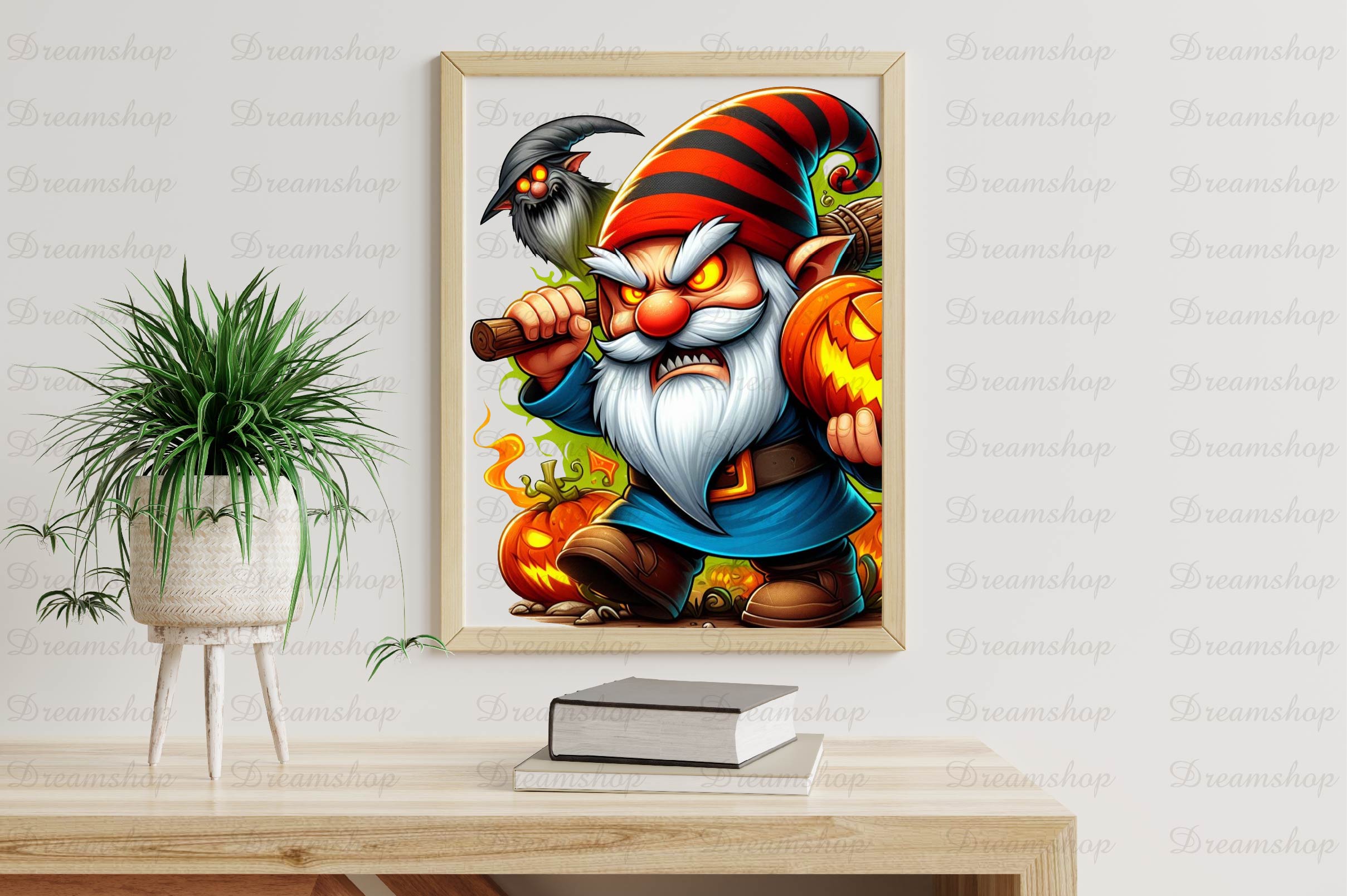 Halloween Scary Gnome Clipart Bundle - CraftNest - Digital Crafting and Art