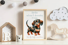 Dachshund Puppy Clipart Bundle - CraftNest - Digital Crafting and Art