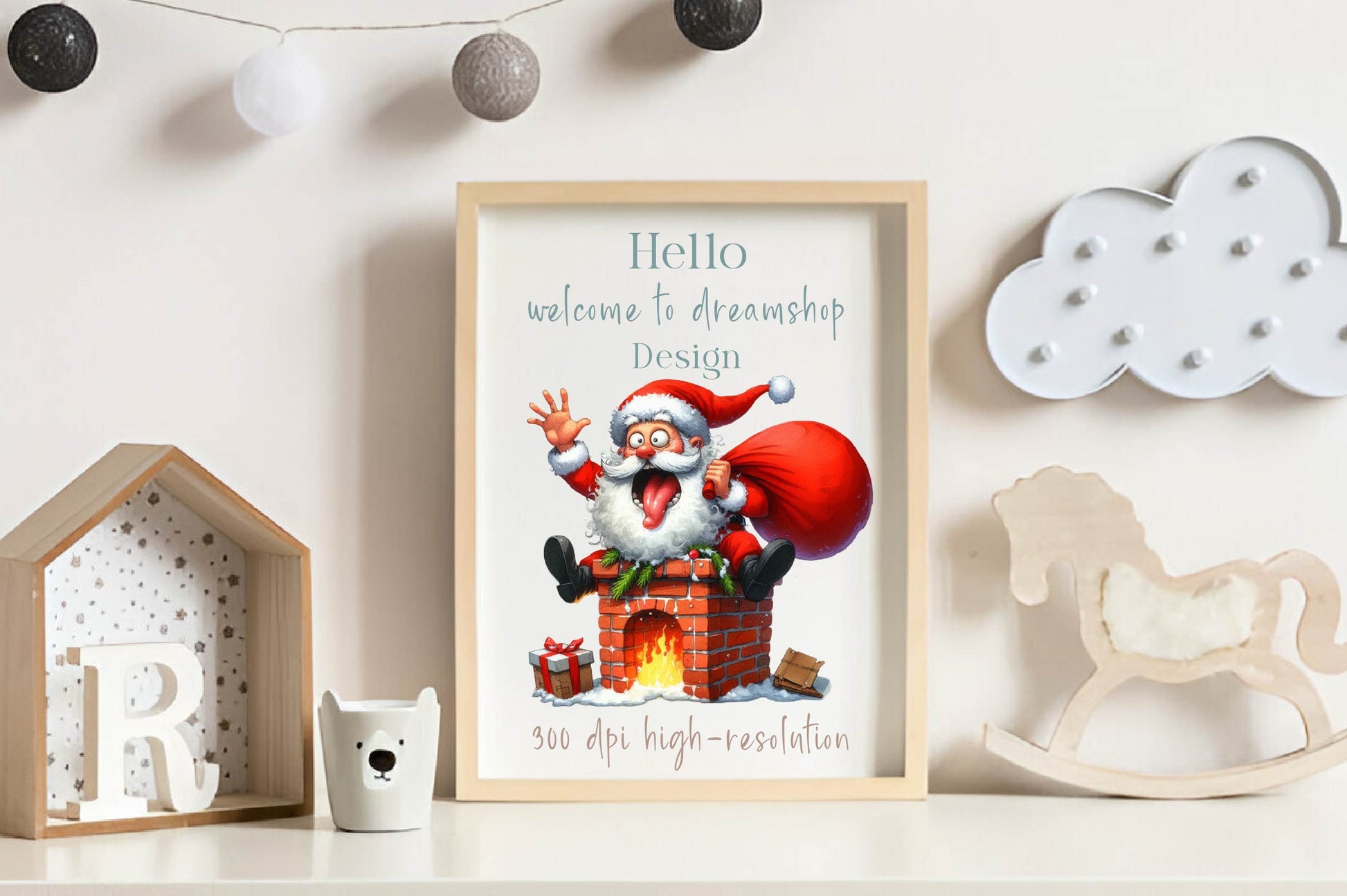 Funny Christmas Santa Clipart Bundle 1 - CraftNest - Digital Crafting and Art