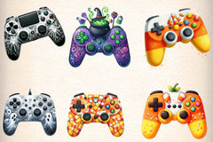 Halloween Gaming Controllers Clipart Bundle - CraftNest - Digital Crafting and Art