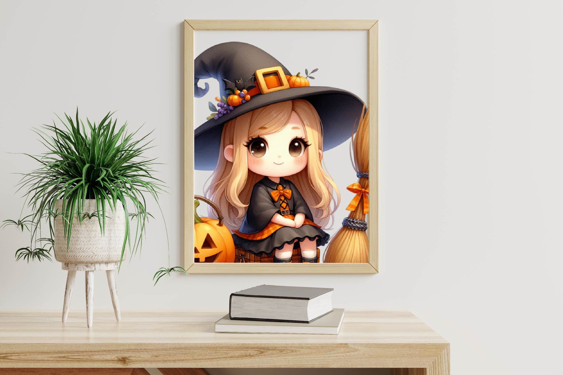 Cute Little Witch Clipart Bundle - CraftNest - Digital Crafting and Art