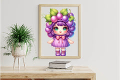 Funny Fruit Clipart Bundle 1 - CraftNest - Digital Crafting and Art