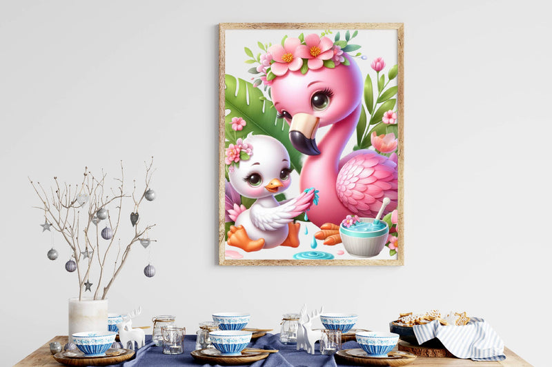 Little Princess Flamingo Clipart Bundle - CraftNest - Digital Crafting and Art