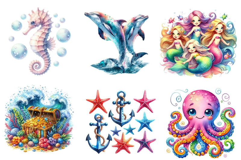 Nautical For Kids Clipart Bundle - CraftNest - Digital Crafting and Art