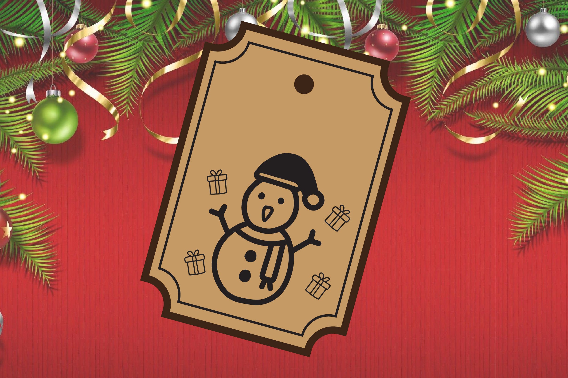 Christmas Gift Tag Laser Cut Bundle 1 - CraftNest - Digital Crafting and Art