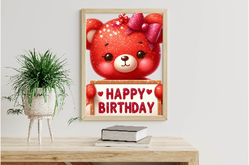 Birthday Teddy Bear Clipart Bundle - CraftNest - Digital Crafting and Art
