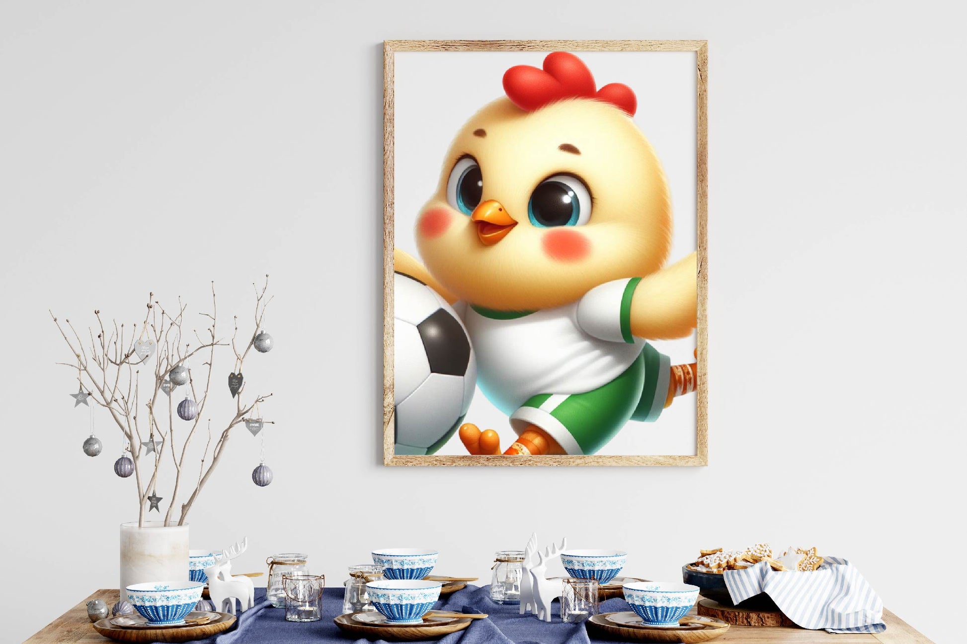 Chicken Playing Football Clipart Bundle - CraftNest - Digital Crafting and Art