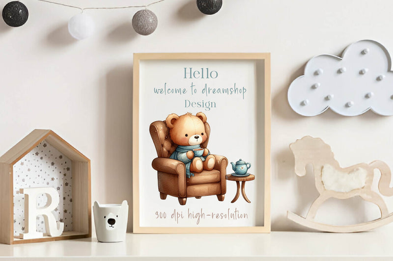 Teddy Bear Clipart Bundle 2 - CraftNest - Digital Crafting and Art