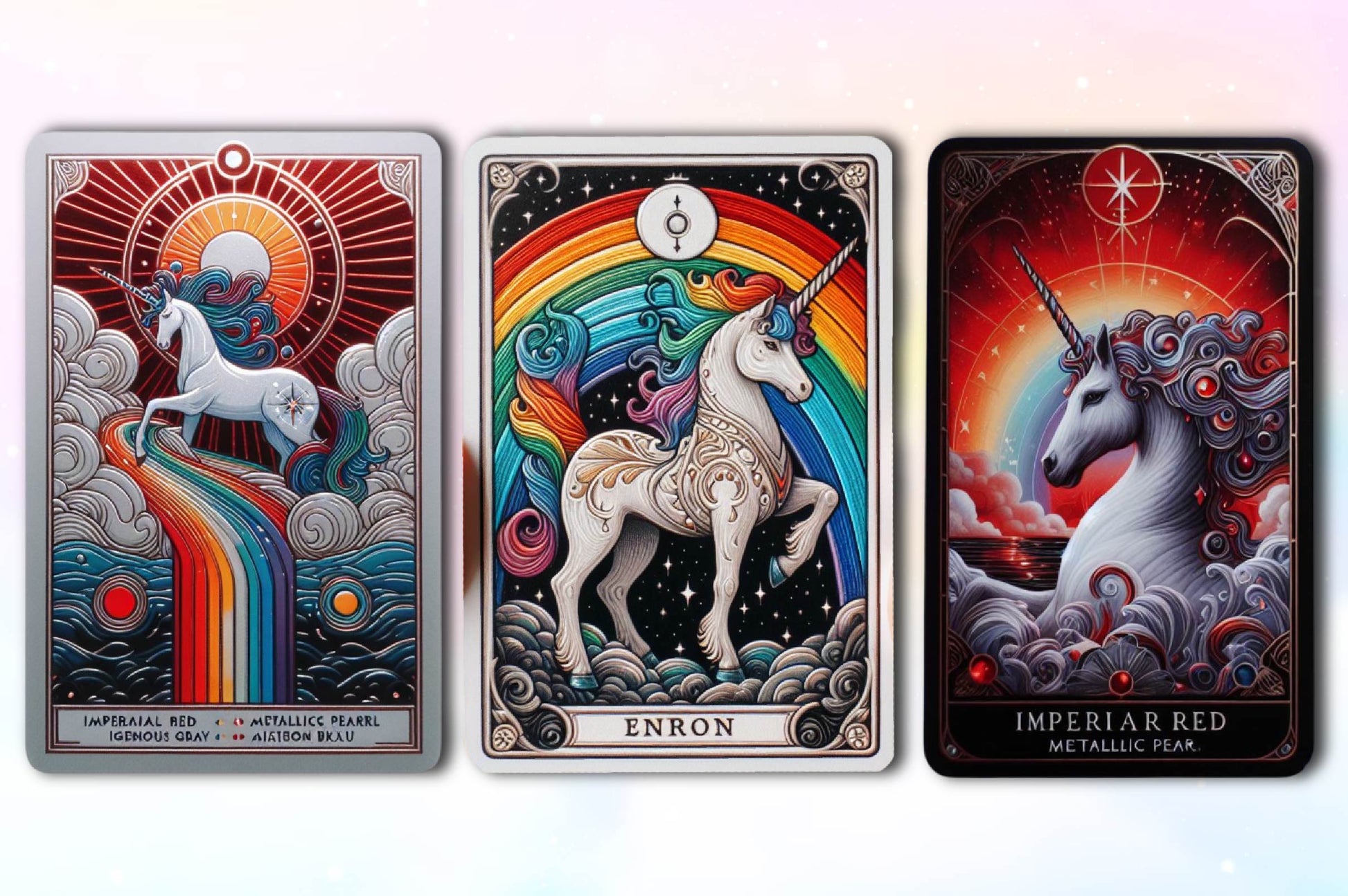 Crystal Unicorn Tarot Card Clipart Bundle - CraftNest - Digital Crafting and Art