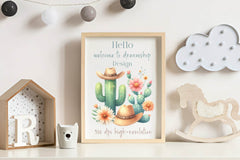 Pastel Western Cactus Clipart Bundle - CraftNest - Digital Crafting and Art