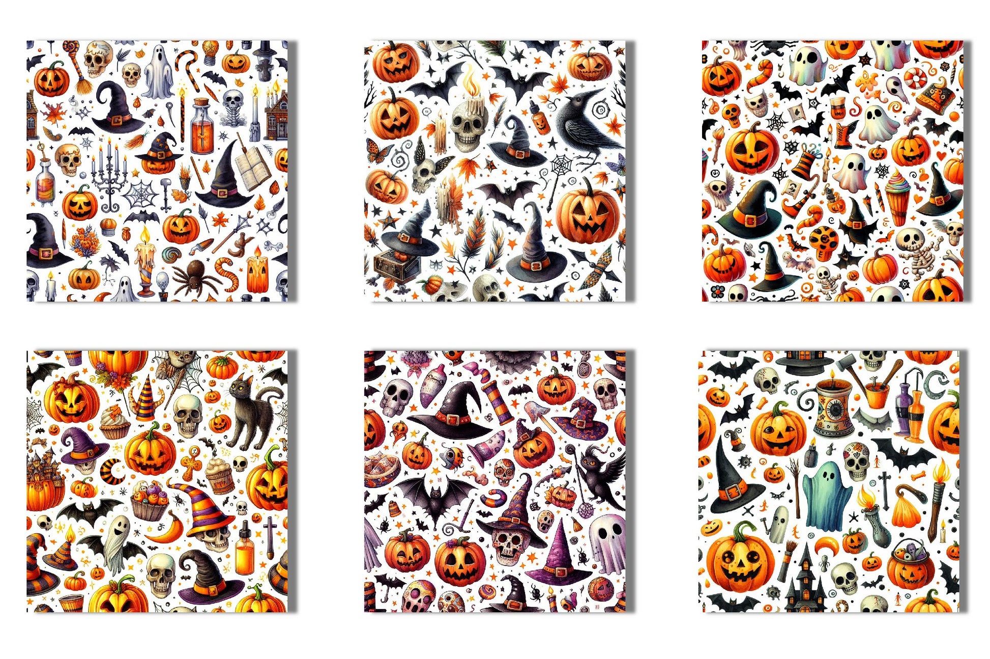 Halloween Digital Background Papers - CraftNest - Digital Crafting and Art