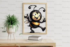 Funny Bees Clipart Bundle - CraftNest - Digital Crafting and Art