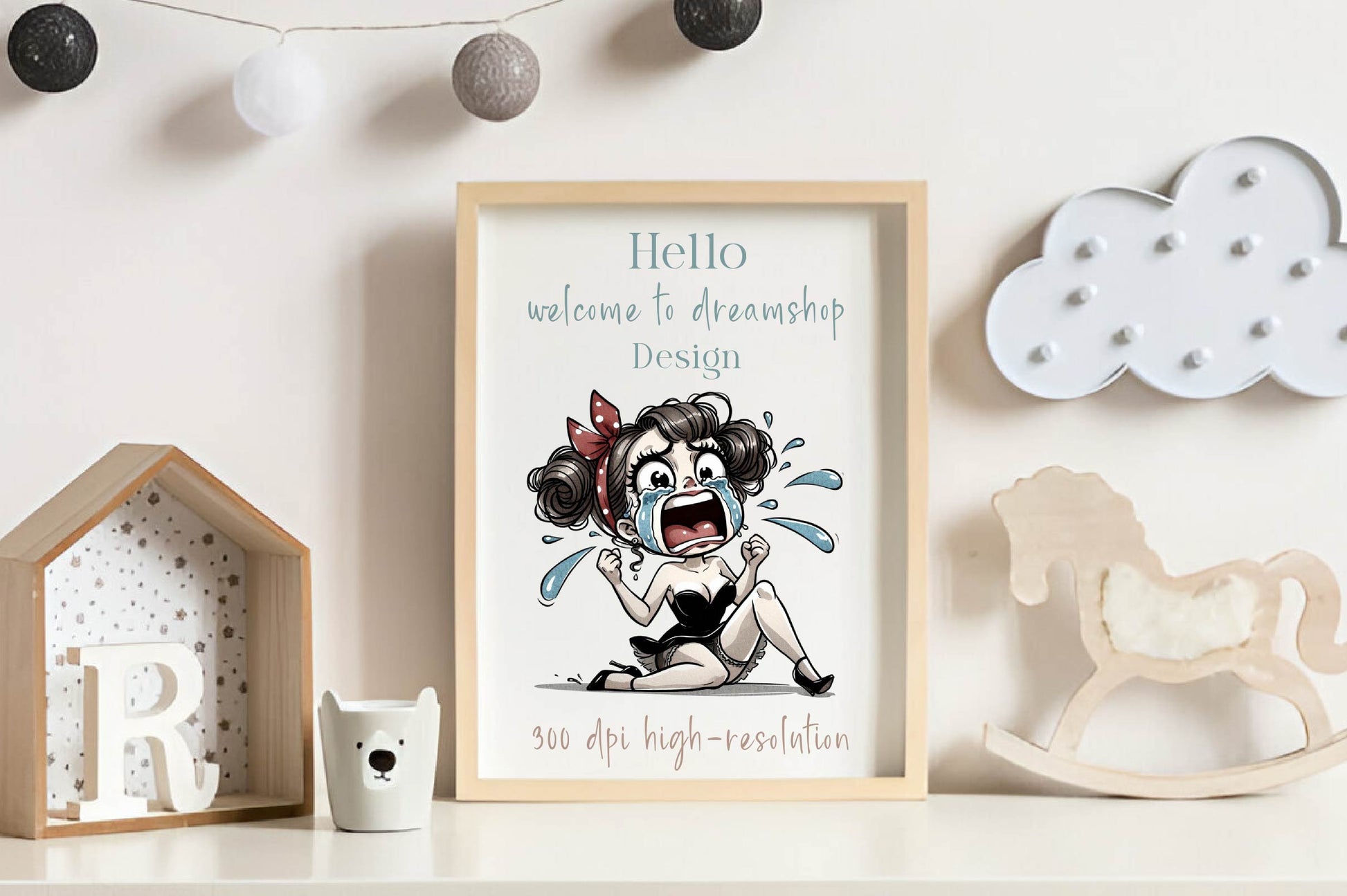 Vintage Woman Crying Clipart Bundle - CraftNest - Digital Crafting and Art