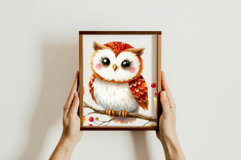 Cute Autumn Owl Clipart Bundle - CraftNest - Digital Crafting and Art