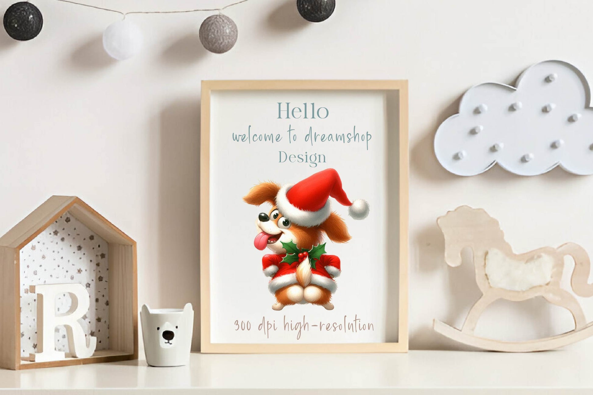 Funny Christmas Dog From Behind Clipart Bundle - CraftNest - Digital Crafting and Art