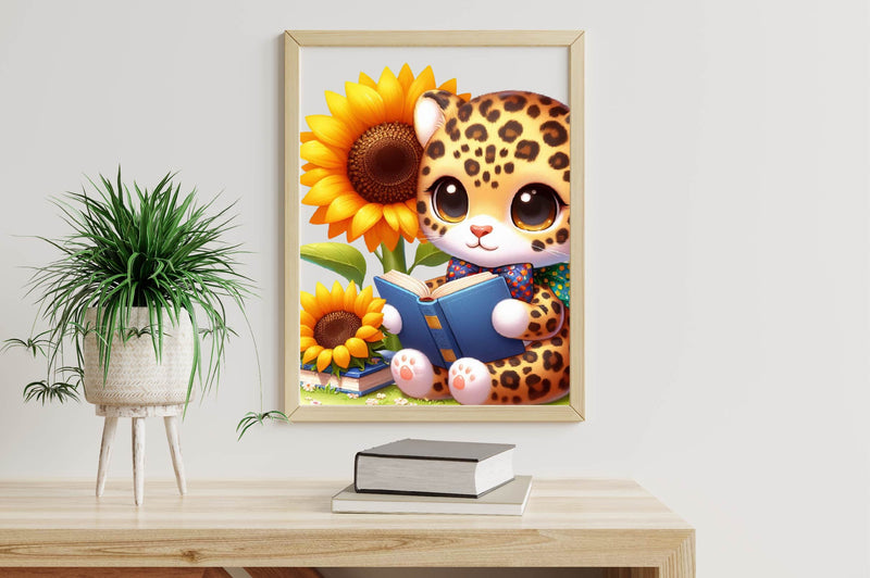 Leopards Kawaii Safari Clipart Bundle - CraftNest - Digital Crafting and Art