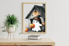 Halloween Ghost House Clipart Bundle - CraftNest - Digital Crafting and Art