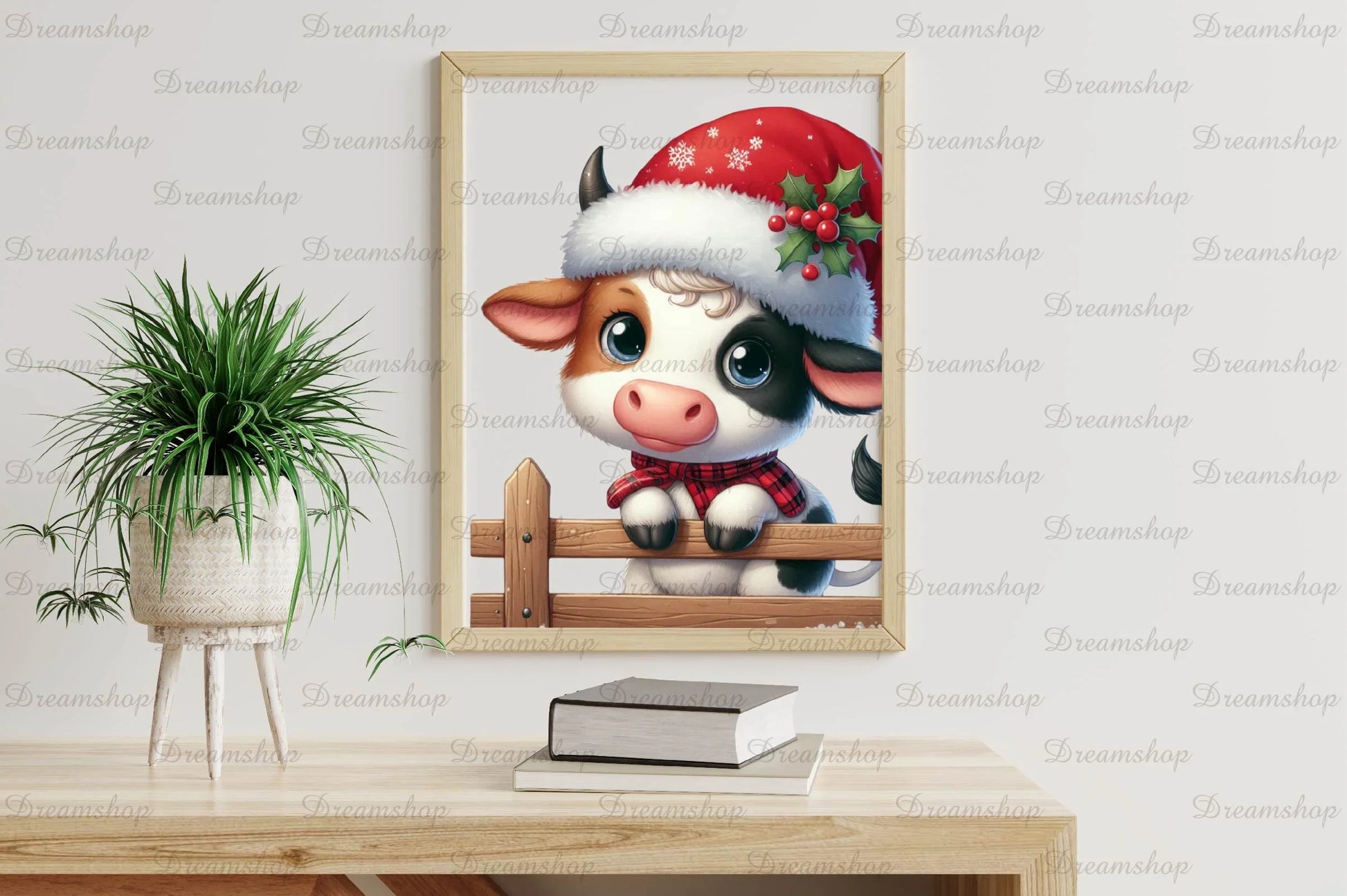 Cute Christmas Cows Clipart Bundle - CraftNest - Digital Crafting and Art