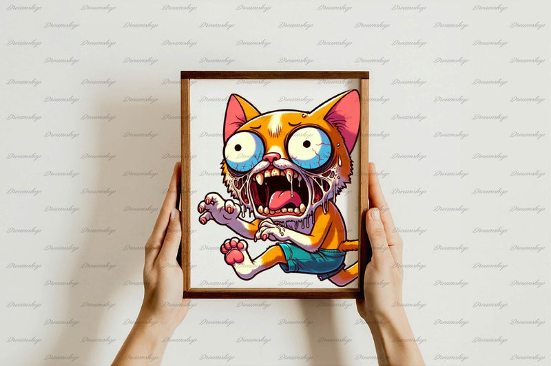 Spooky Scary Cat Clipart Bundle - CraftNest - Digital Crafting and Art