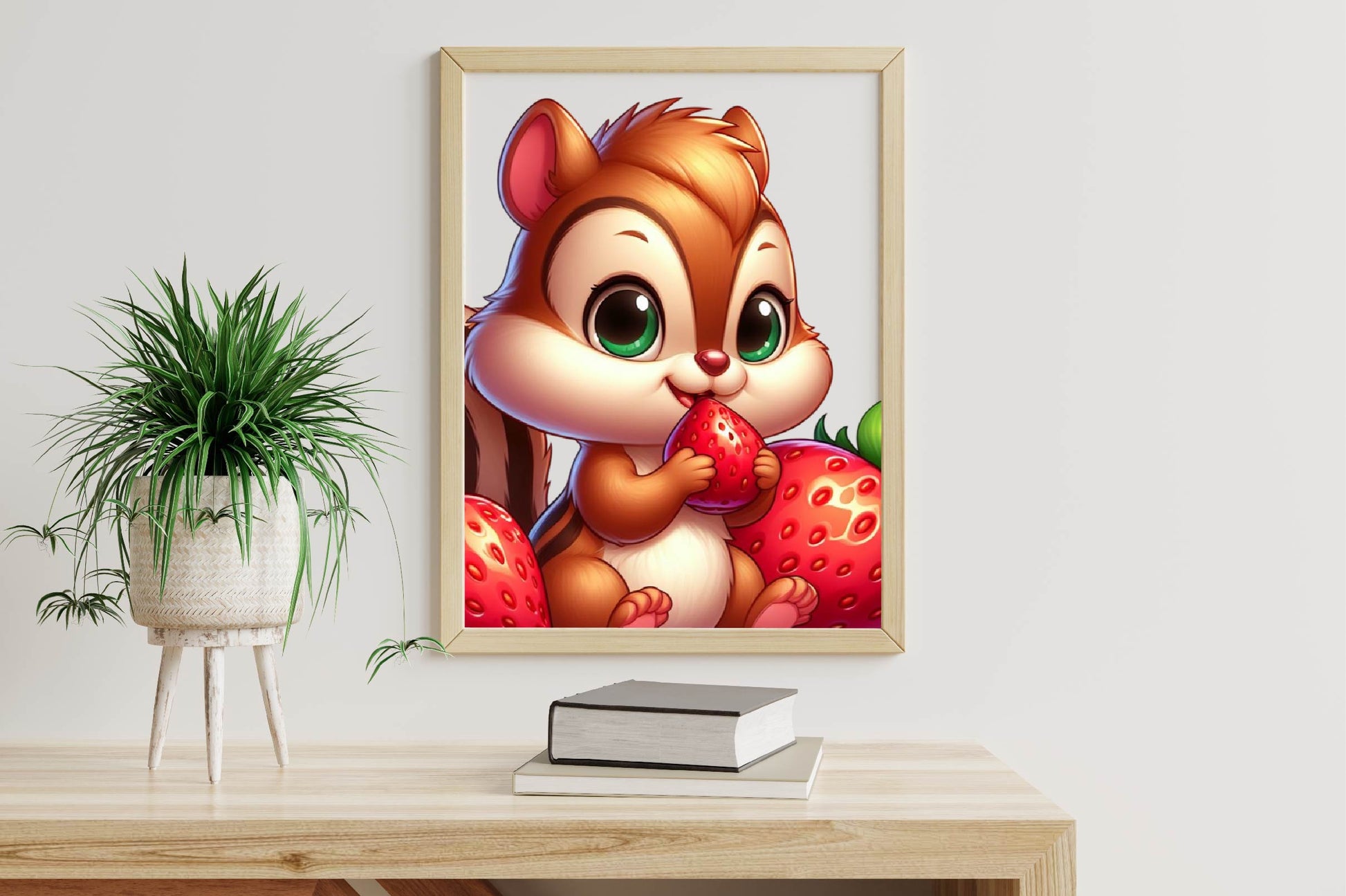 Chipmunk Strawberry Clipart Bundle - CraftNest - Digital Crafting and Art