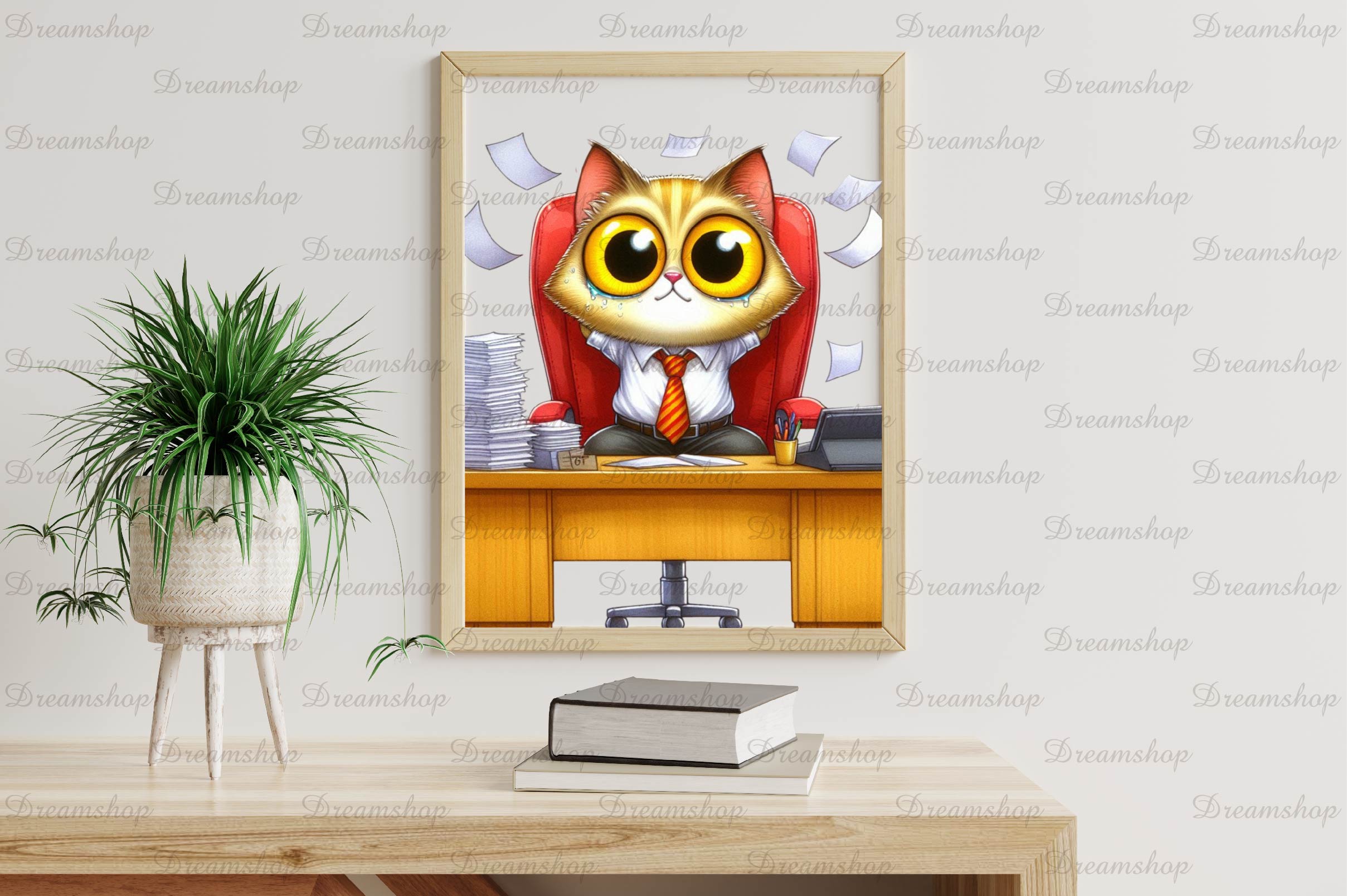 Funny Office Cat Clipart Bundle - CraftNest - Digital Crafting and Art