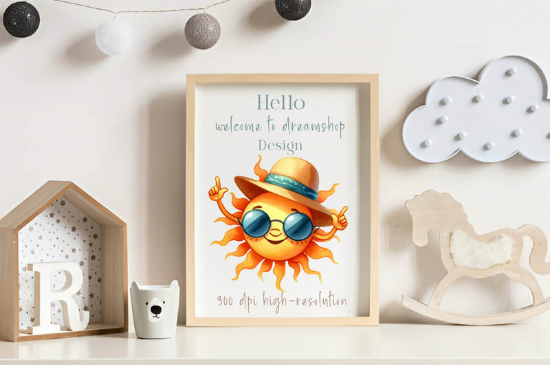 Dancing Sun Clipart Bundle - CraftNest - Digital Crafting and Art