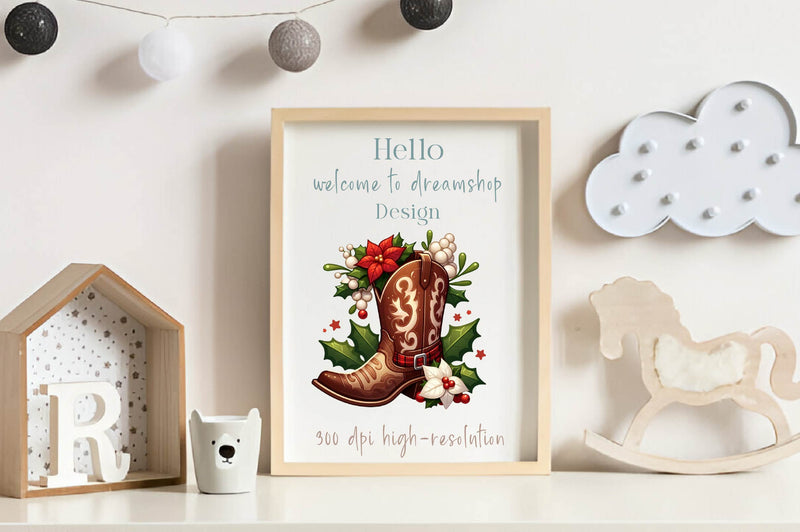 Western Cowboy Boot Clipart Bundle - CraftNest - Digital Crafting and Art