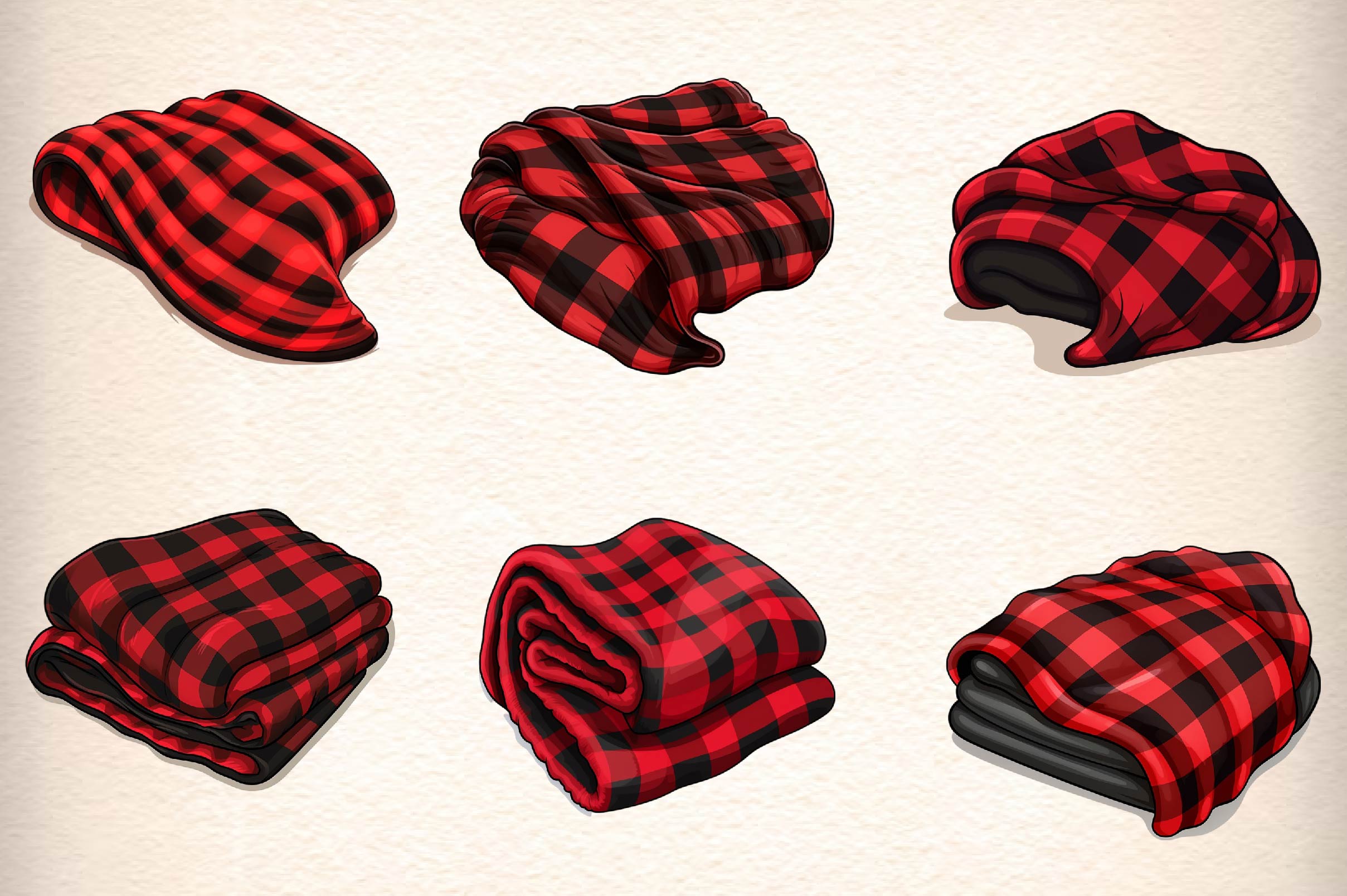 Christmas Blanket Clipart Bundle - CraftNest - Digital Crafting and Art