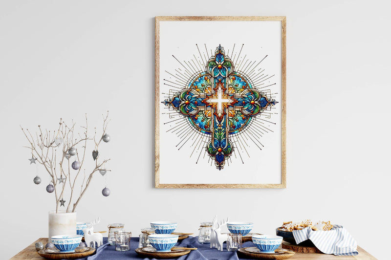 Stained Glass Crosses Clipart Bundle - CraftNest - Digital Crafting and Art