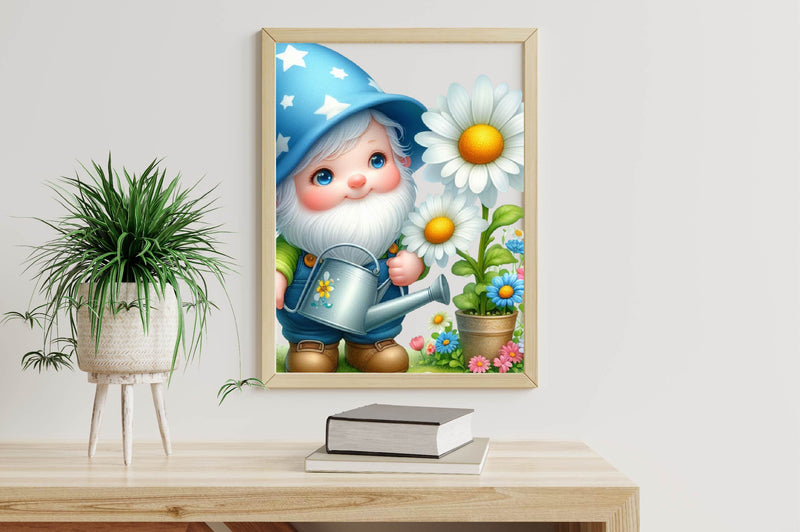 Spring Gnome Clipart Bundle 1 - CraftNest - Digital Crafting and Art