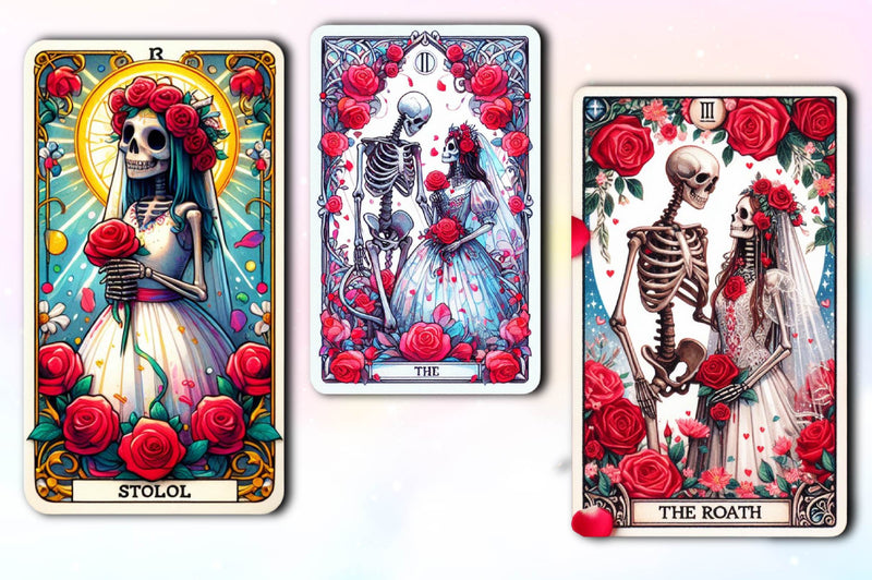 Gothic Wedding Tarot Card Clipart Bundle - CraftNest - Digital Crafting and Art