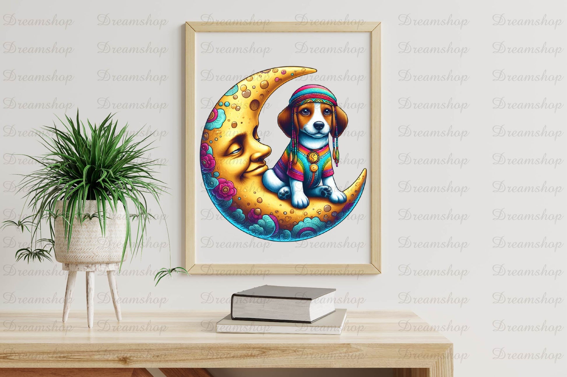 Hippie Dog Clipart Bundle - CraftNest - Digital Crafting and Art