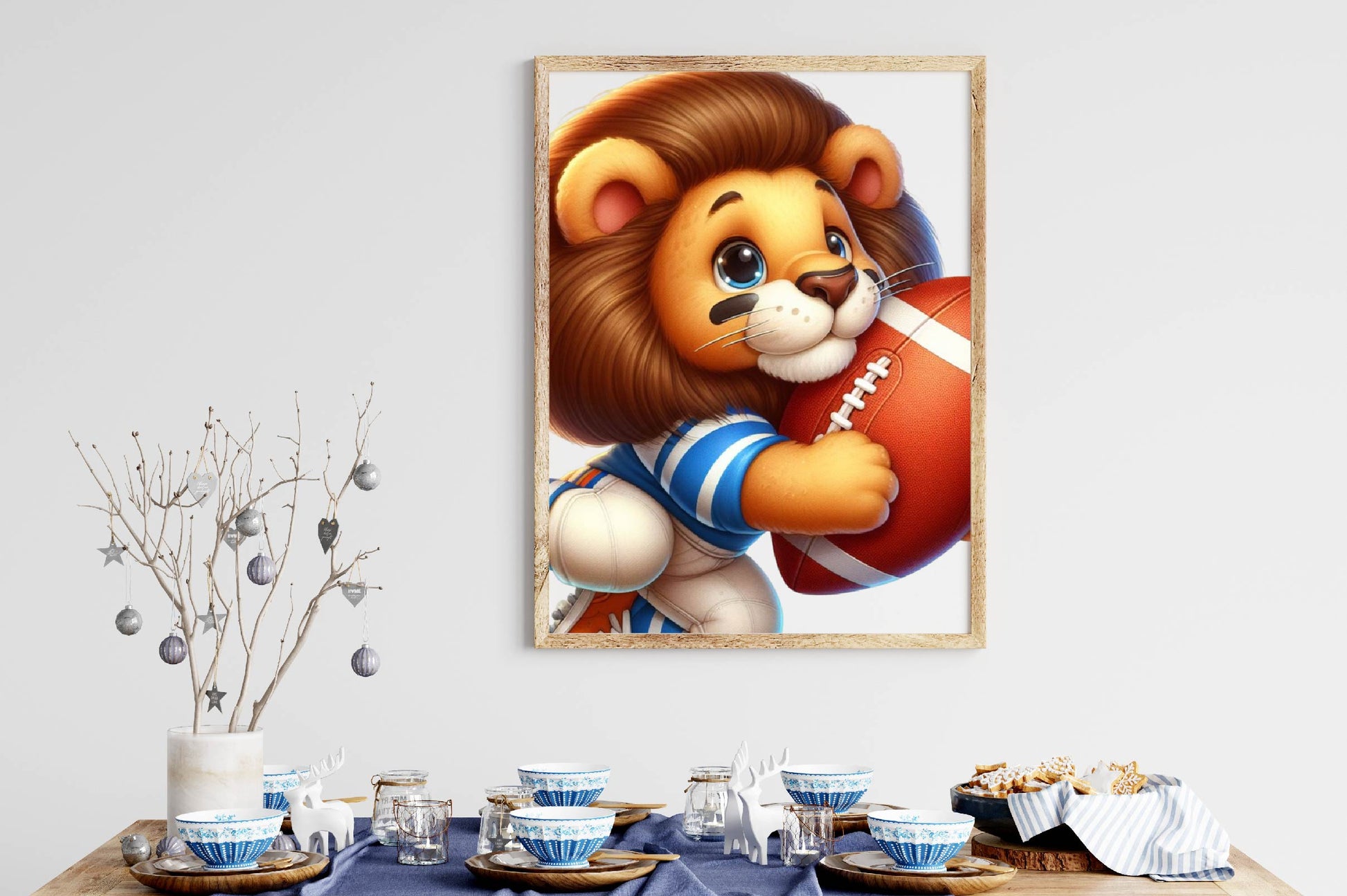 Lion Rugby Football Clipart Bundle - CraftNest - Digital Crafting and Art