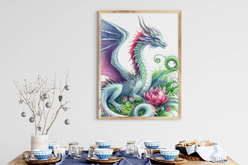 Garden Dragons Clipart Bundle - CraftNest - Digital Crafting and Art