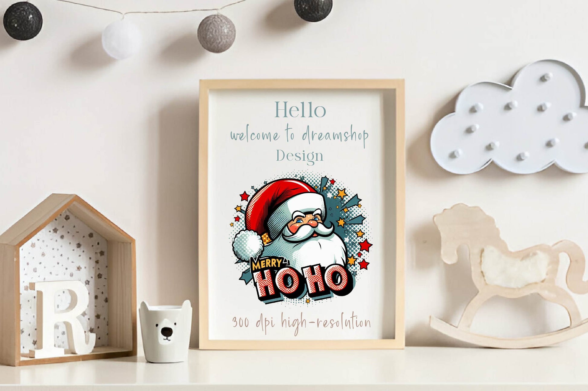 Retro Christmas Pop Art Clipart Bundle - CraftNest - Digital Crafting and Art