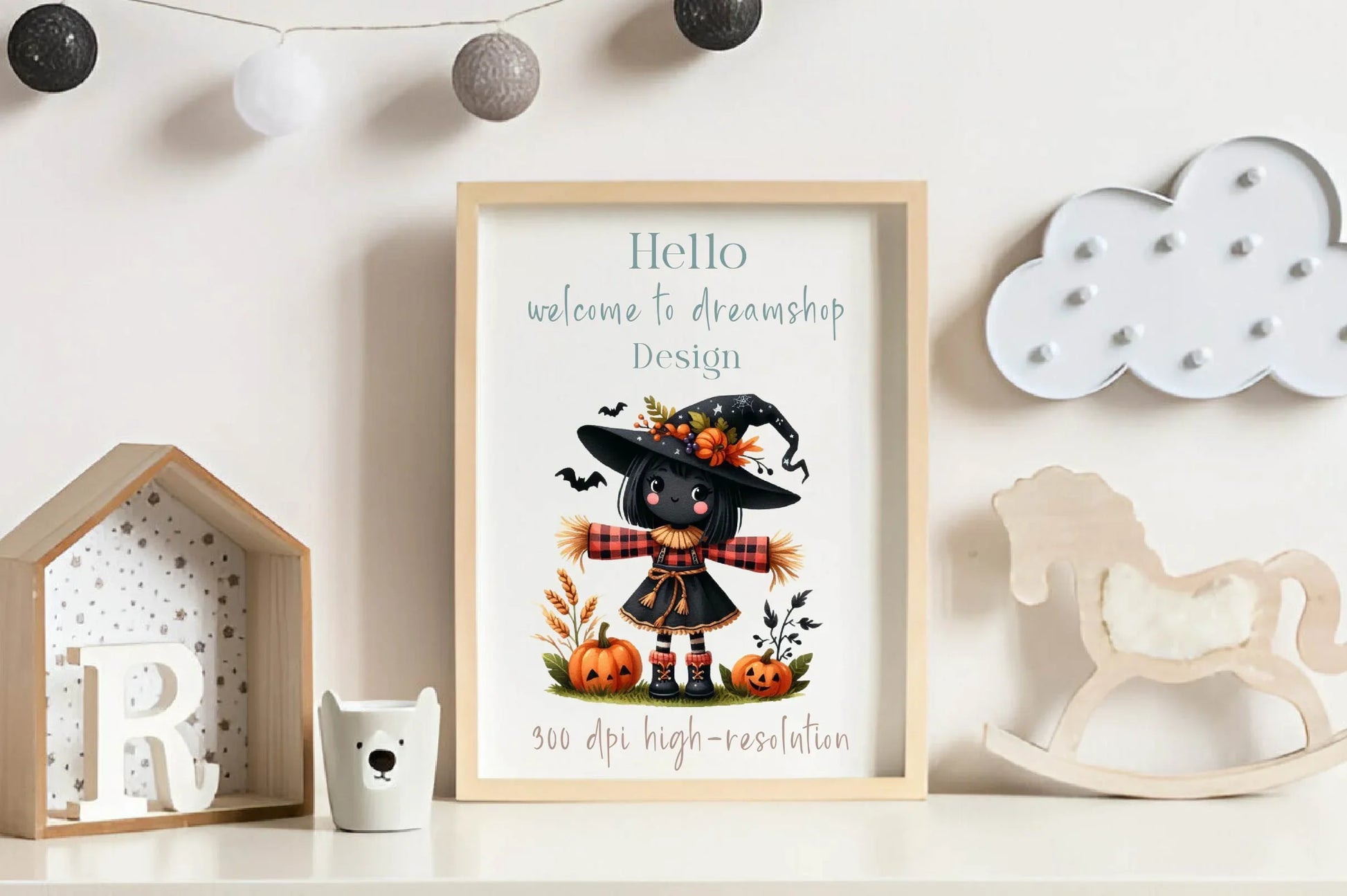 Halloween Scarecrow Girl Clipart Bundle - CraftNest - Digital Crafting and Art