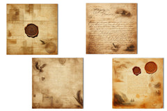 Old Letter Digital Paper Junk Journals - CraftNest - Digital Crafting and Art