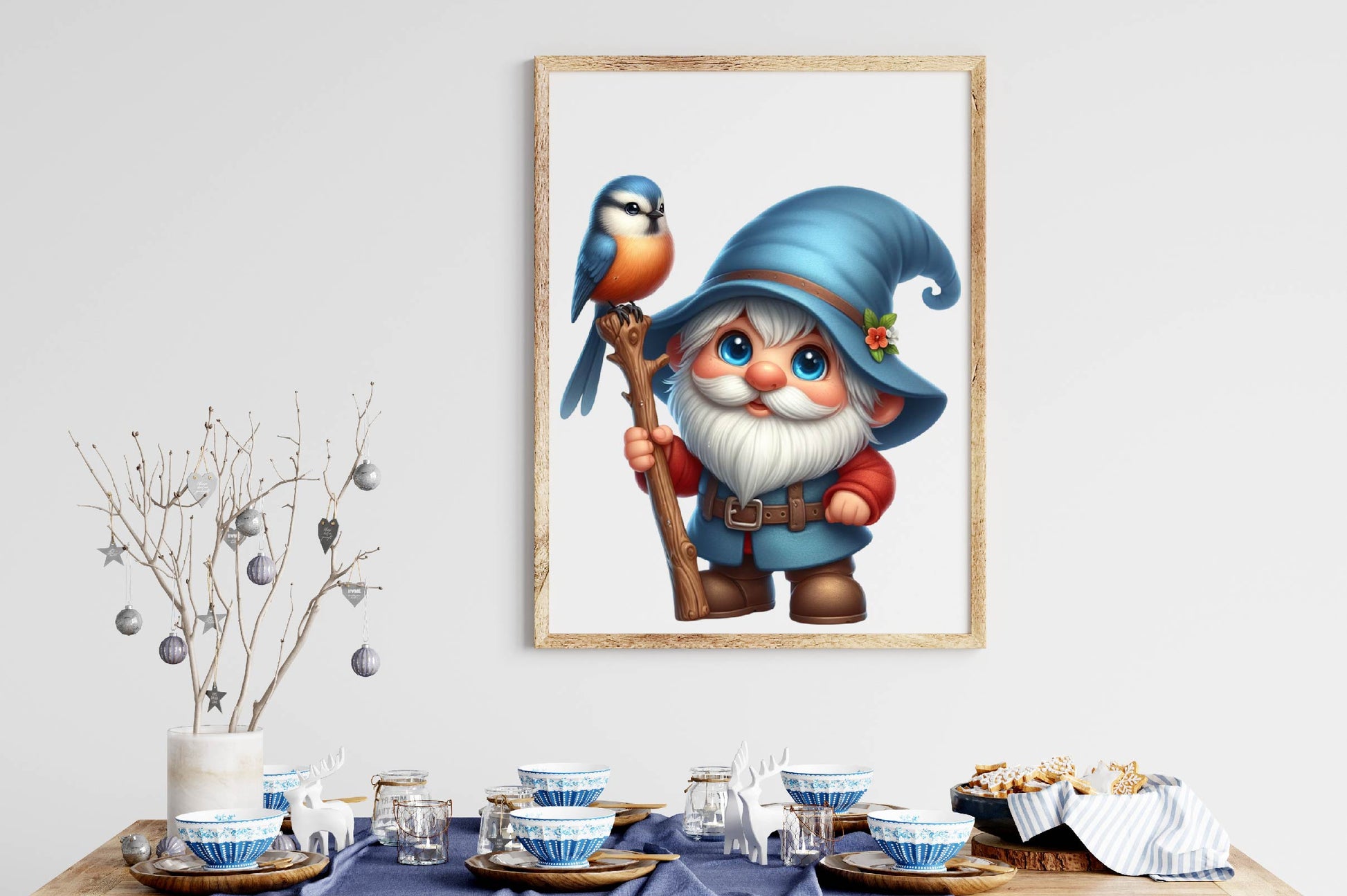 Gnome & Bird Clipart Bundle - CraftNest - Digital Crafting and Art